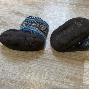 Carter’s, room shoes, baby shoes, knit, 0-6months